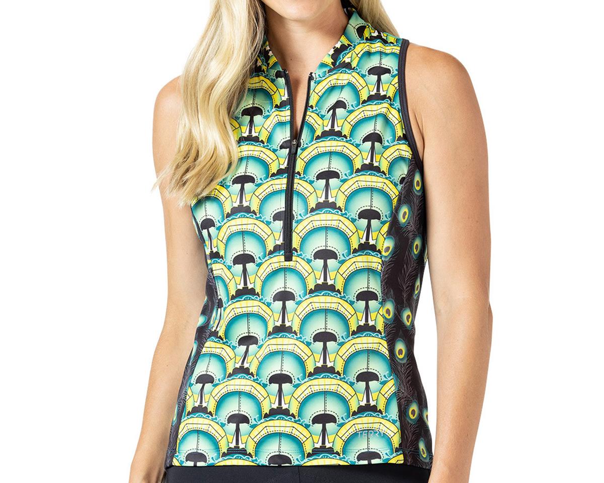 Terry Women's Sun Goddess Sleeveless Jersey (Peloton Pride/Lime) (S) - 630706A2Z66