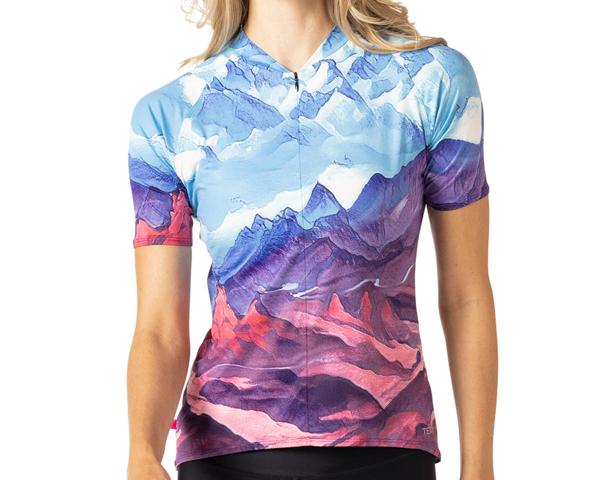 Terry Women's Soleil Short Sleeve Jersey (Passo Azurra) (S) - 630818A2BV4