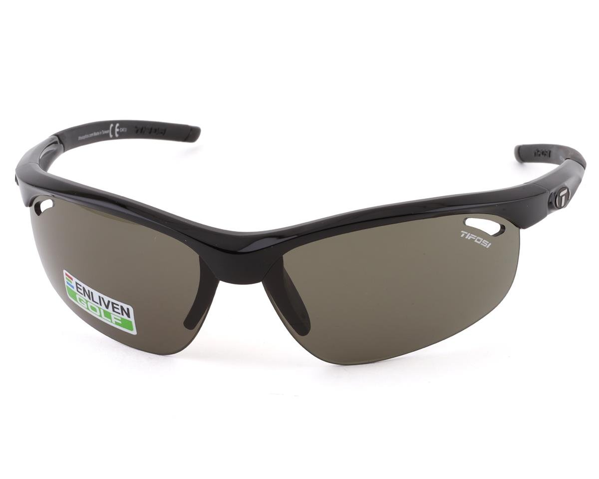 Tifosi Veloce Sunglasses (Gloss Black) (Enliven Golf Lens) - 1040400259