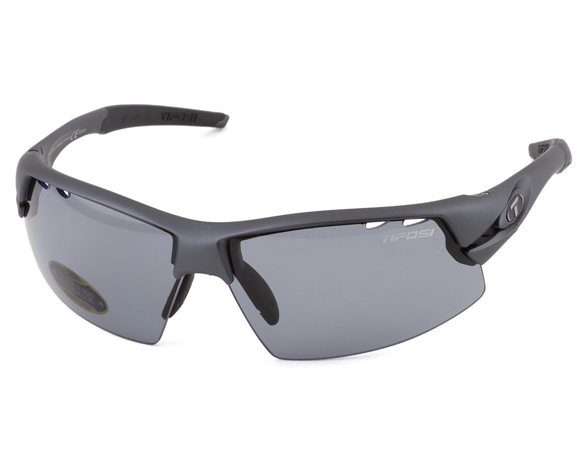 Tifosi Crit Sunglasses (Matte Gunmetal) (Polarized Fototec Lens)