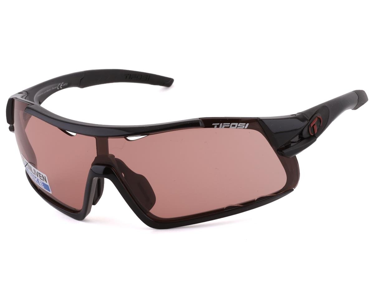 Tifosi Davos Sunglasses (Crystal Black) (Enliven Bike Lens) - 1460408462