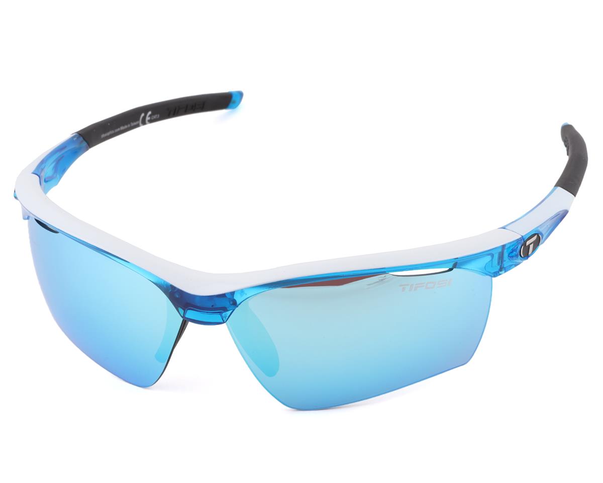 Tifosi Vero Sunglasses (Skycloud) (Clarion Blue, AC Red & Clear Lenses) - 1470107722