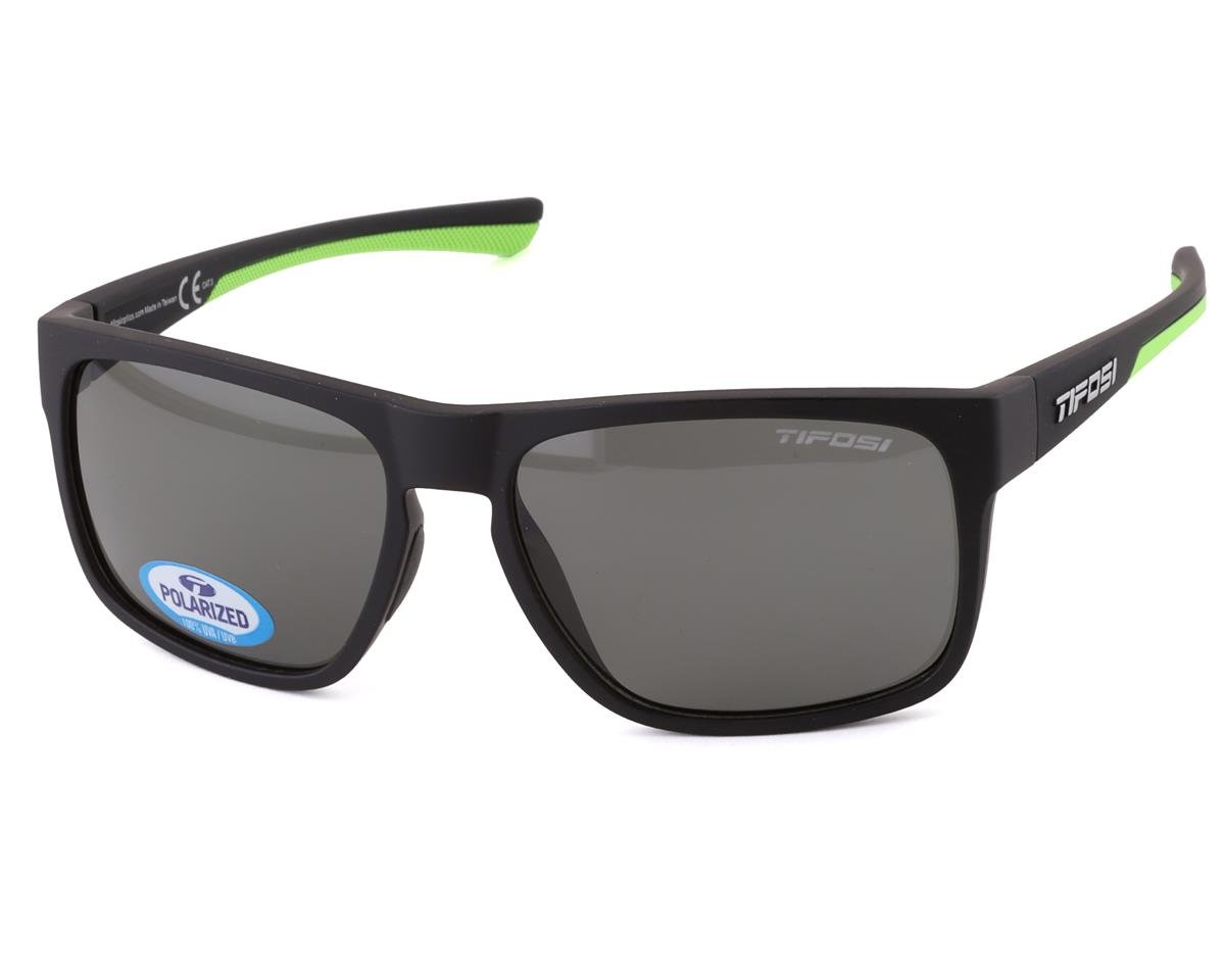 Tifosi Swick Sunglasses (Satin Black/Neon) (Smoke Polarized Lens) - 1520500151