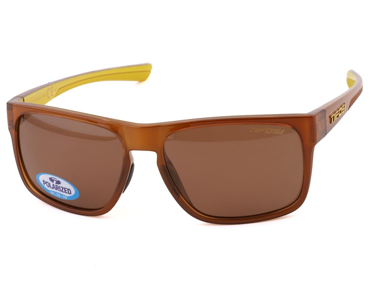 Tifosi Swick Sunglasses (Caramel/Neon) (Polarized Lens) - 1520502350