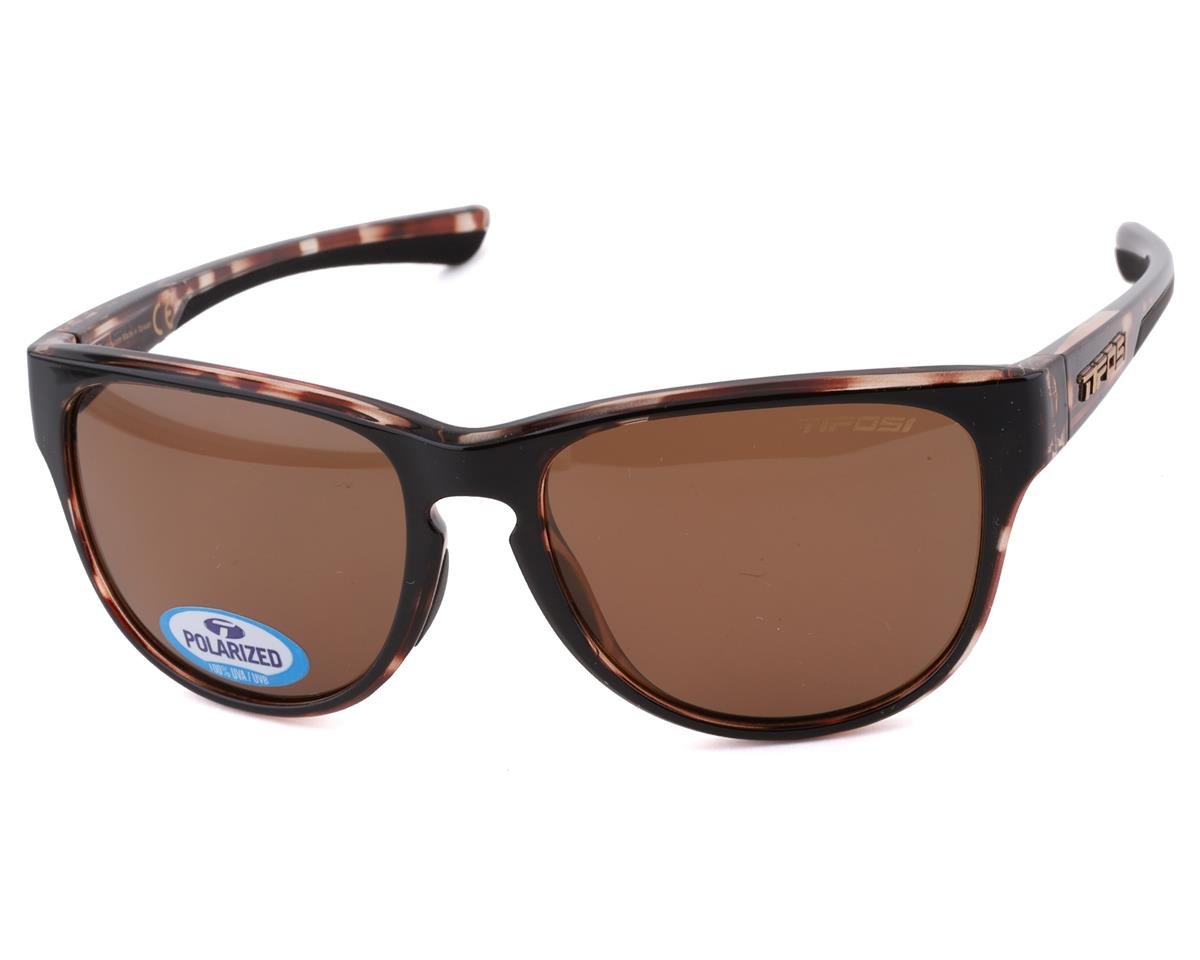 Tifosi Smoove Sunglasses (Satin Black Java Fade) (Brown Polarized Lens) - 1530508350