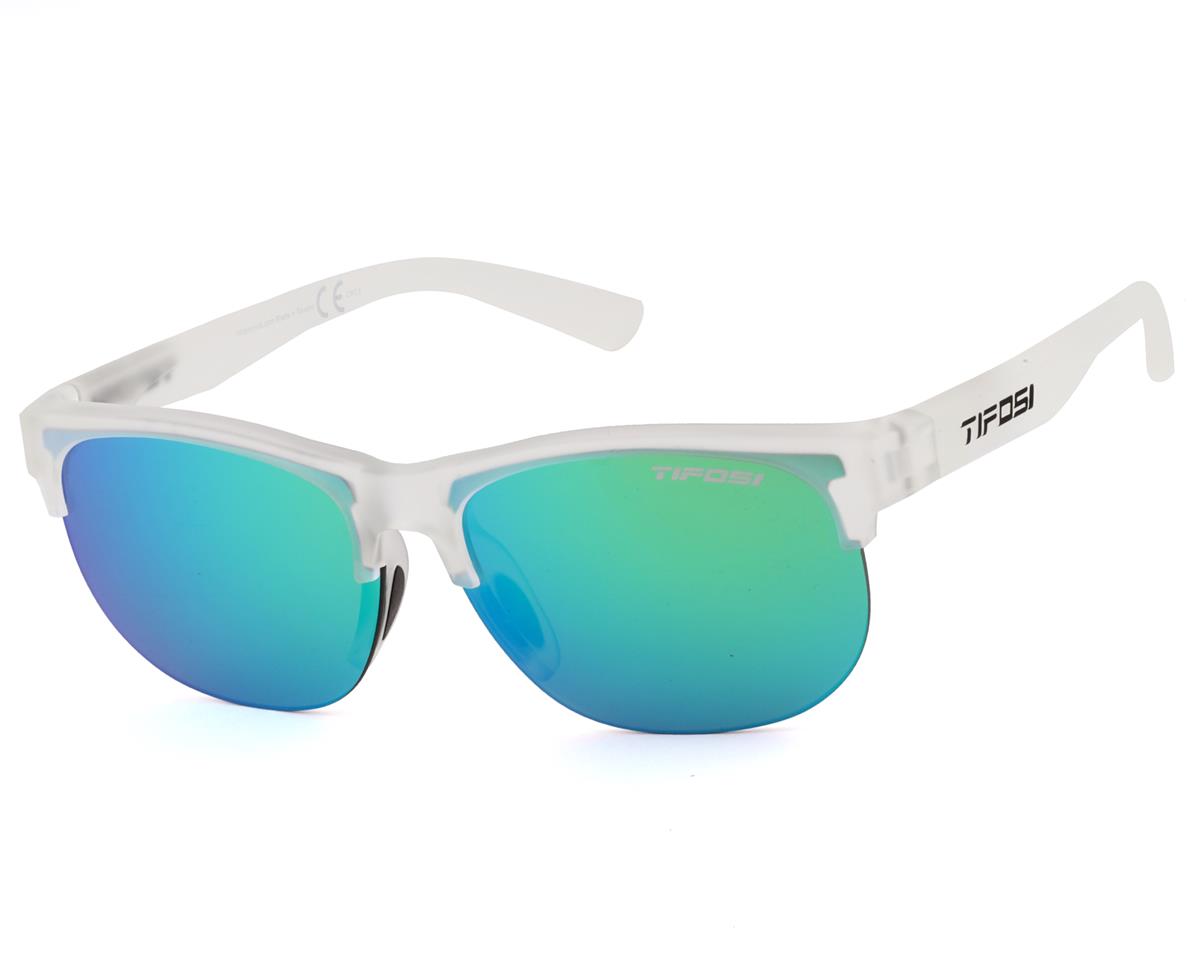 Tifosi Swank SL Sunglasses (Satin Clear) (Smoke Green Lens) - 1570405365