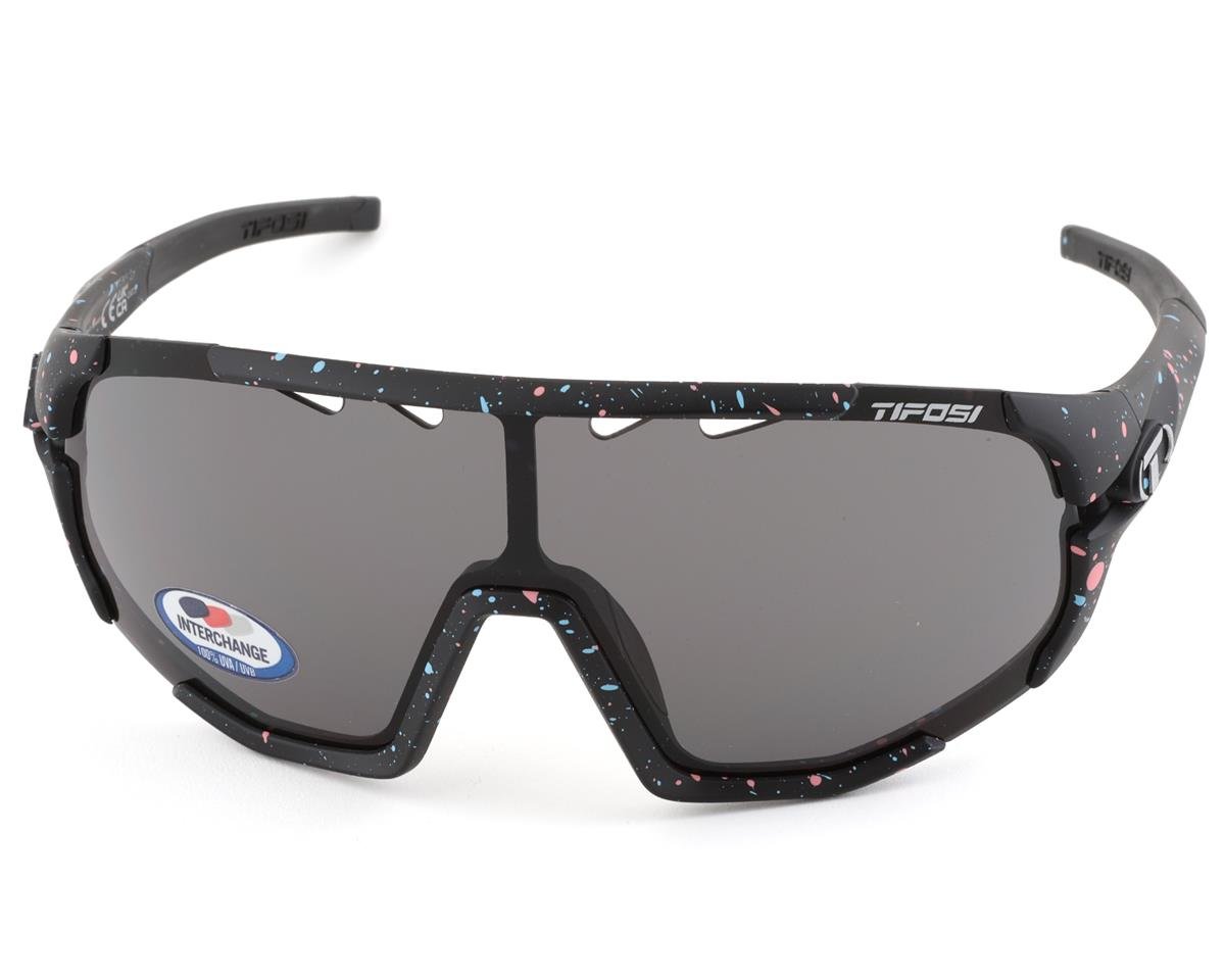 Tifosi Sledge Sunglasses (Moon Dust) (Smoke/AC Red/Clear Lenses) - 1630112101