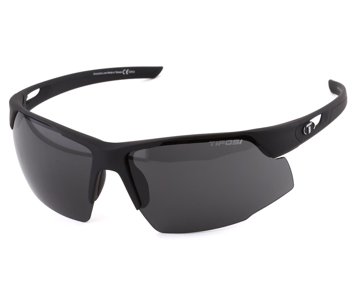 Tifosi Centus Sunglasses (Matte Black) (Smoke Lens)