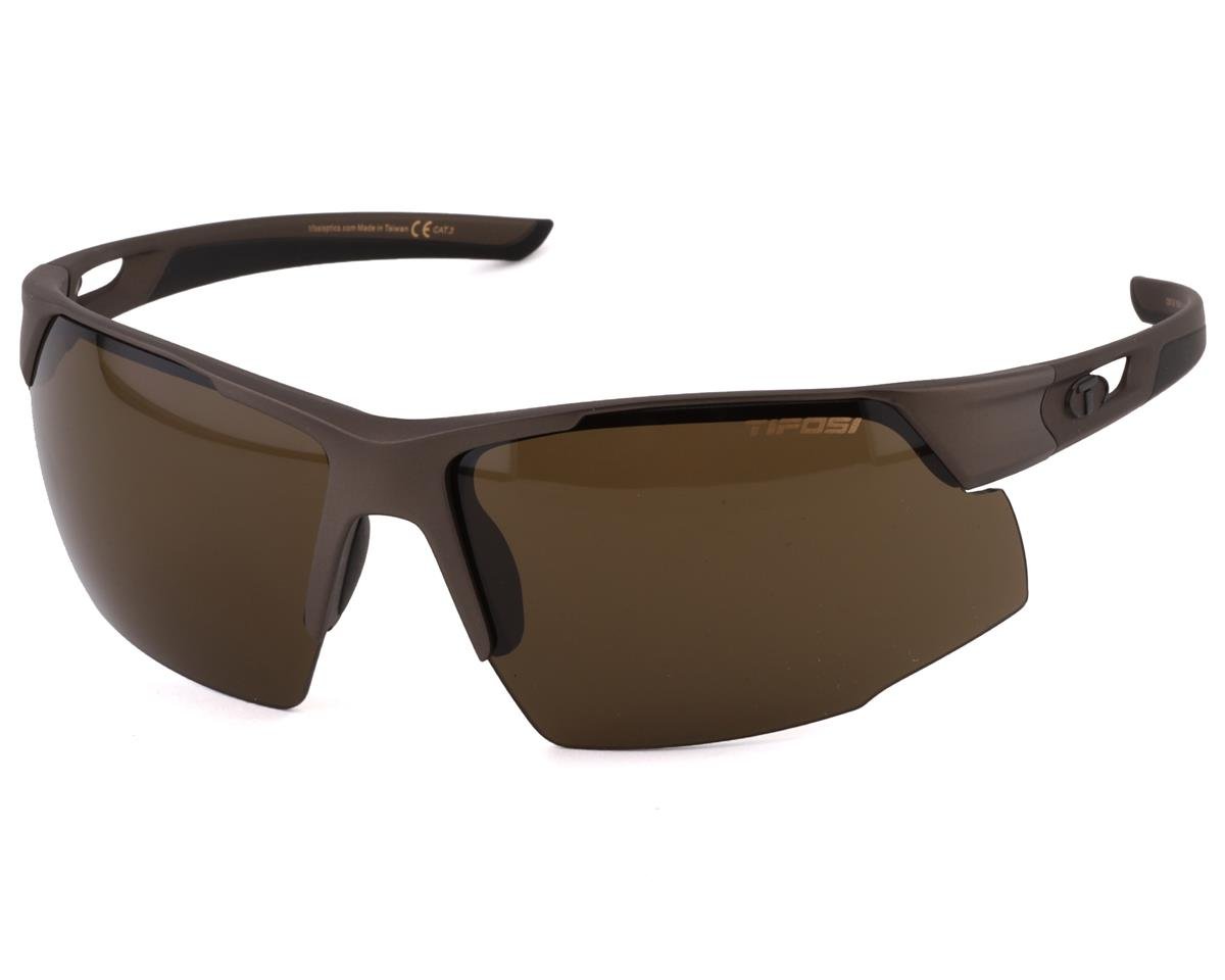 Tifosi Centus Sunglasses (Iron) (Brown Lens) - 1650400471