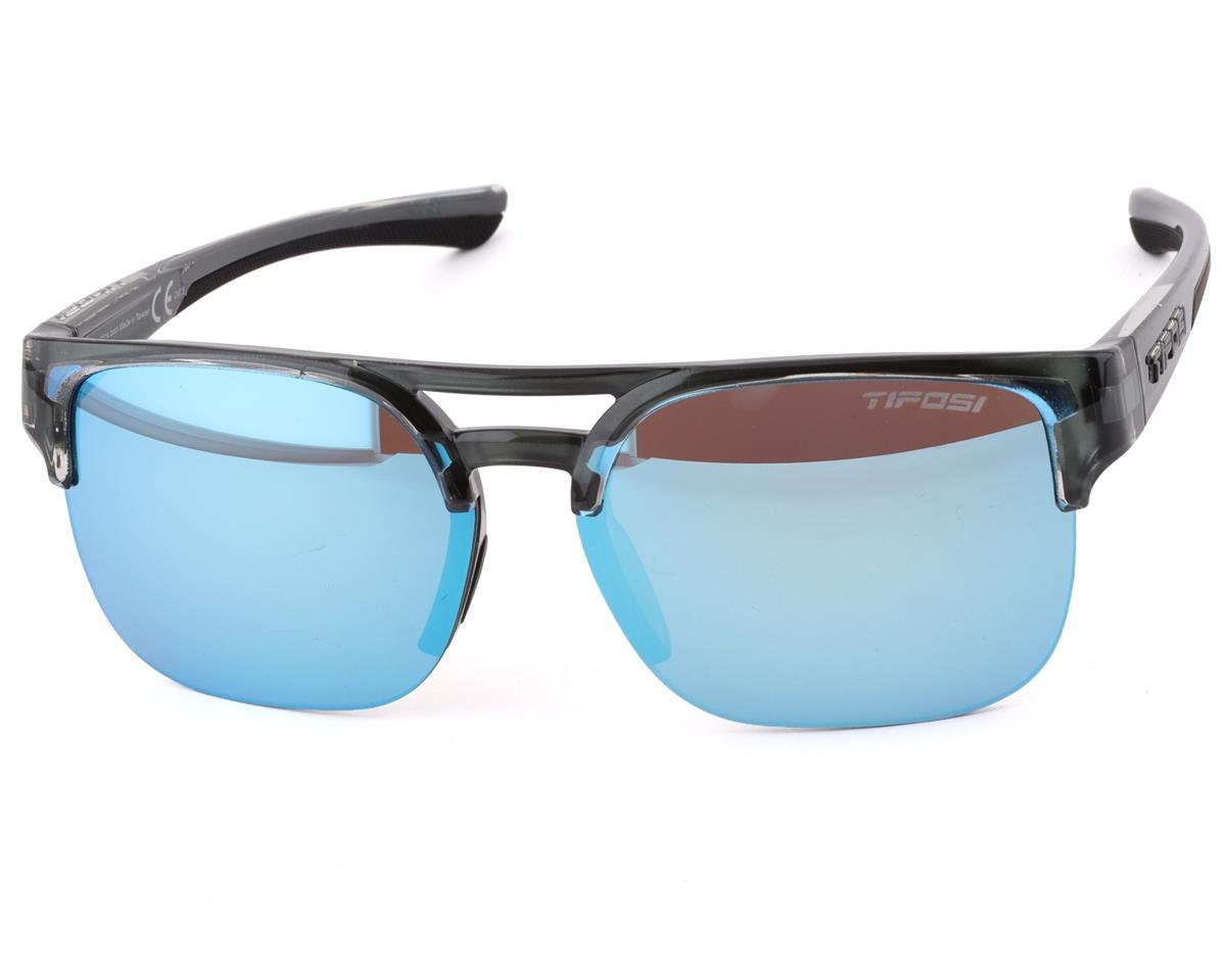 Tifosi Salvo Sunglasses (Crystal Smoke) (Sky Blue Lens) - 1690402863