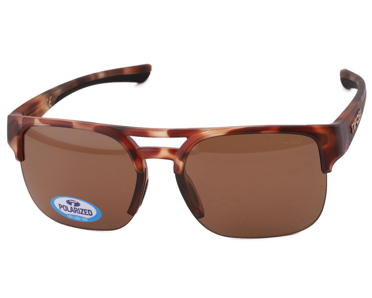 Tifosi Salvo Sunglasses (Matte Tortoise) (Brown Polarized Lens) - 1690507350