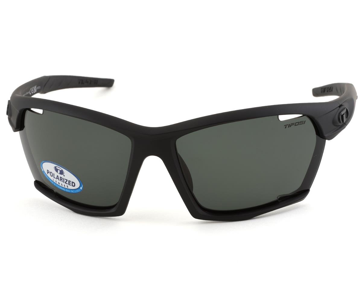 Tifosi Kilo Sunglasses (Blackout) (Smoke Polarized Lenses) - 1700510551