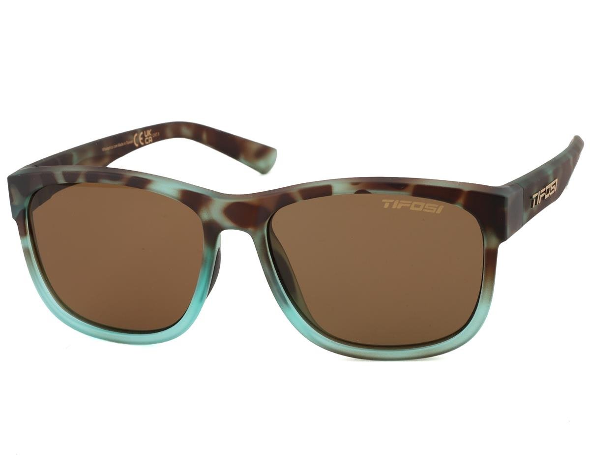 Tifosi Swank XL Sunglasses (Blue Tortoise) (Brown Lenses) - 1720405471