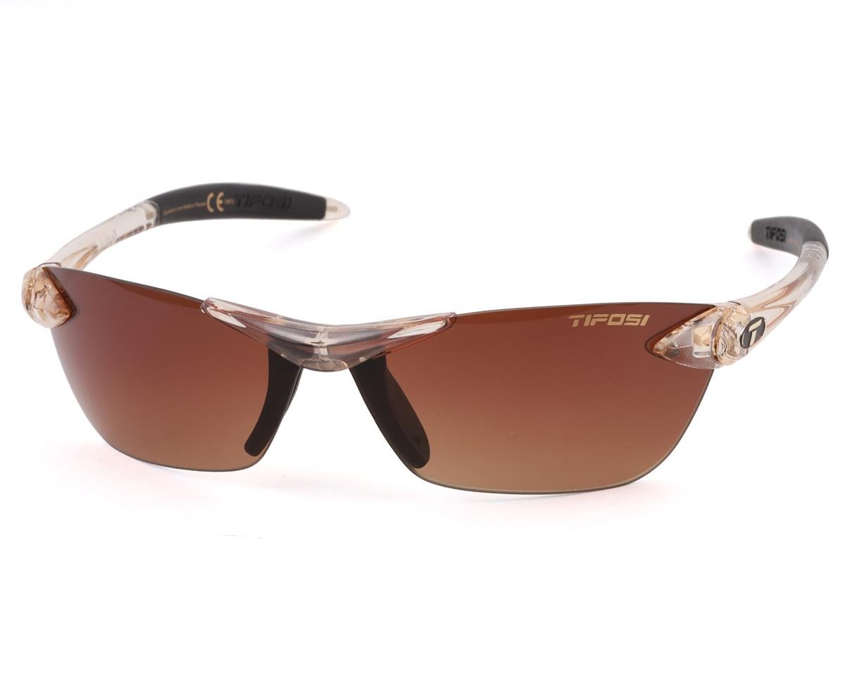 Tifosi Seek Sunglasses (Crystal Brown) (Brown Gradient Lens) - 180404779