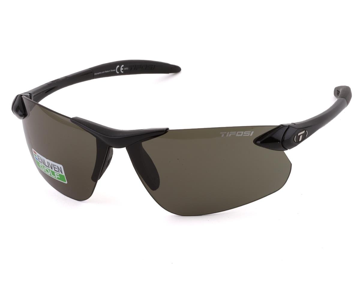 Tifosi Seek FC Sunglasses (Gloss Black) (Enliven Golf Lens) - 190400259