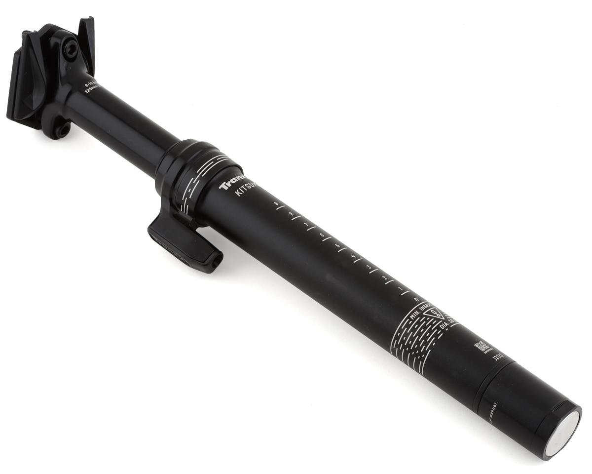 TranzX Kitsuma Dropper Seatpost (Black) (30.9mm) (402mm) (125mm) (External Routing) (Lever Not Inclu