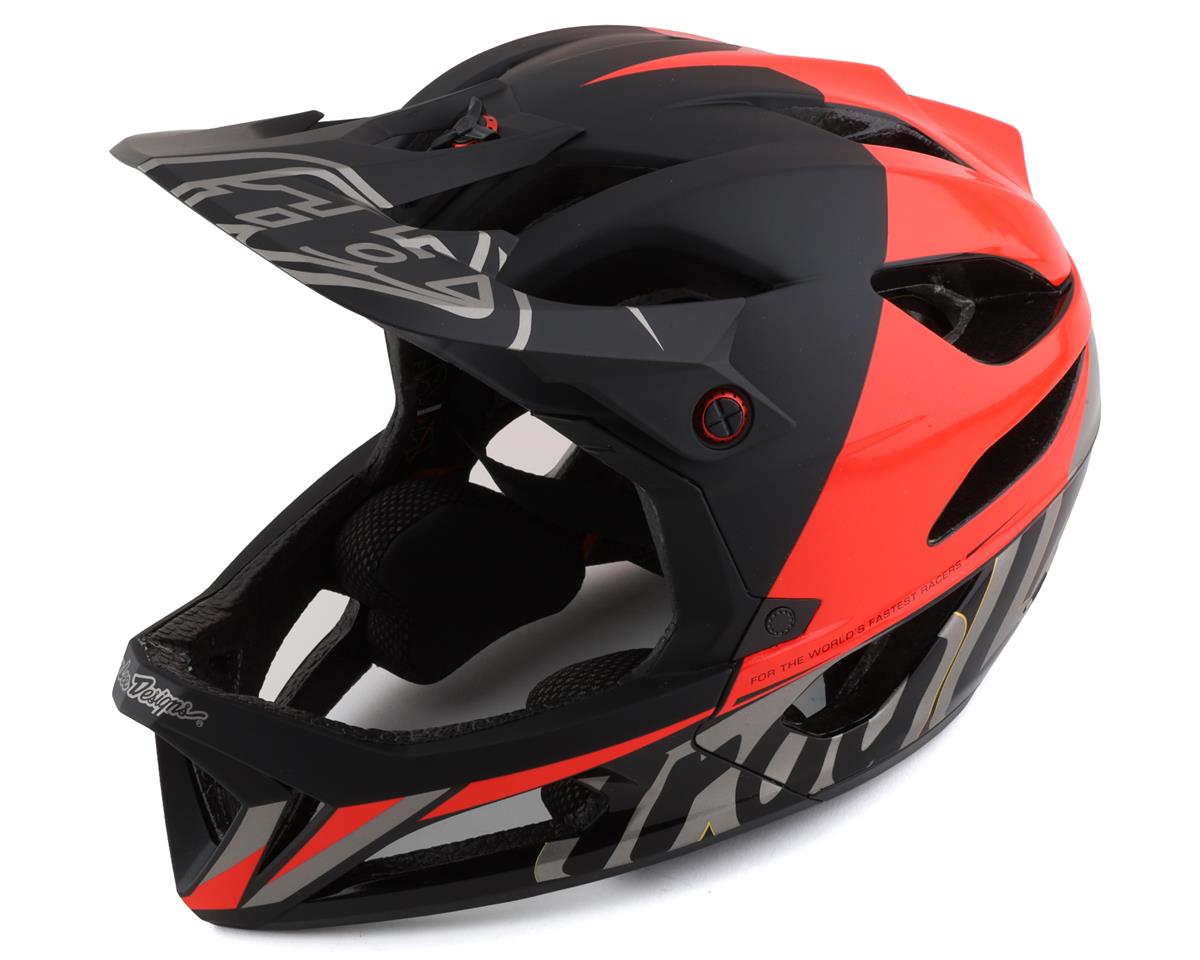 Troy Lee Designs Stage MIPS Helmet (Nova Glo Red) (XS/S) - 115254051