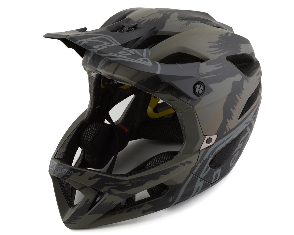 Troy Lee Designs Stage MIPS Helmet (Brush Camo Military) (M/L) - 115416003