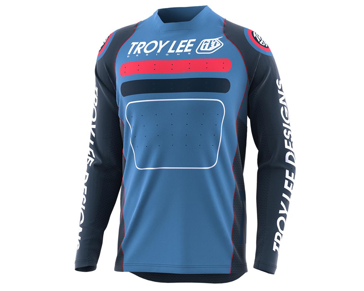 Troy Lee Designs Youth Sprint Long Sleeve Jersey (Drop in Dark Slate) (XL) - 324326005