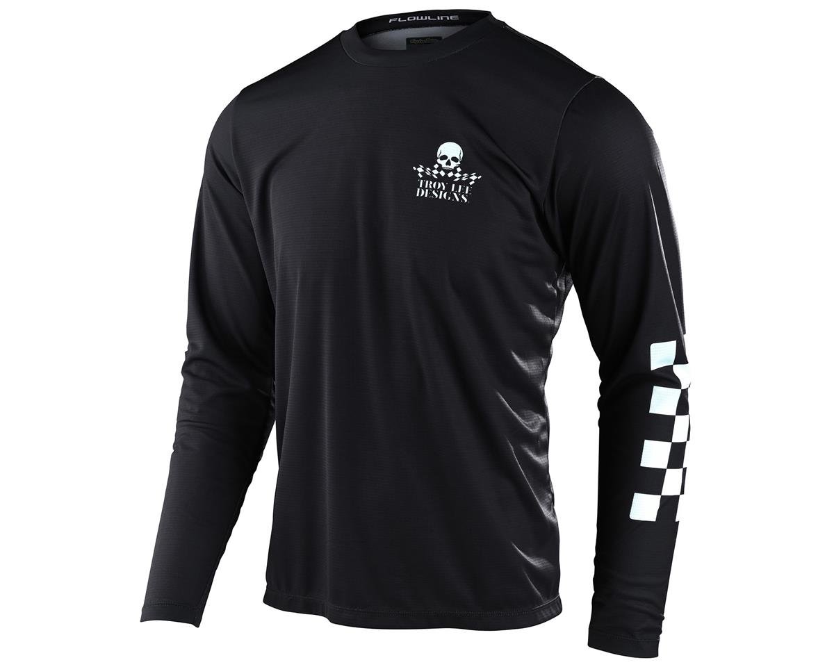 Troy Lee Designs Flowline Long Sleeve Jersey (Black) (2XL)