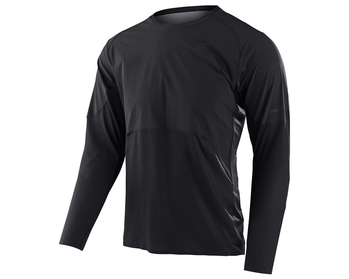 Troy Lee Designs Drift Long Sleeve Jersey (Solid Carbon) (2XL) - 363786026