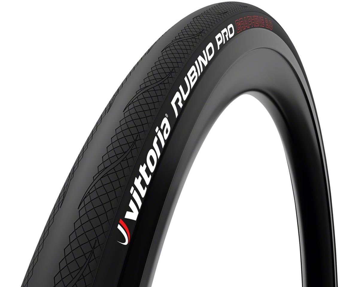 Vittoria Rubino Pro Tube-Type Road Tire (Black) (700c) (25mm) (Folding) (G2.0)