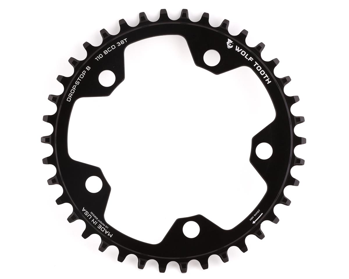 Wolf Tooth Components Gravel/CX/Road Chainring (Black) (Drop-Stop B ...