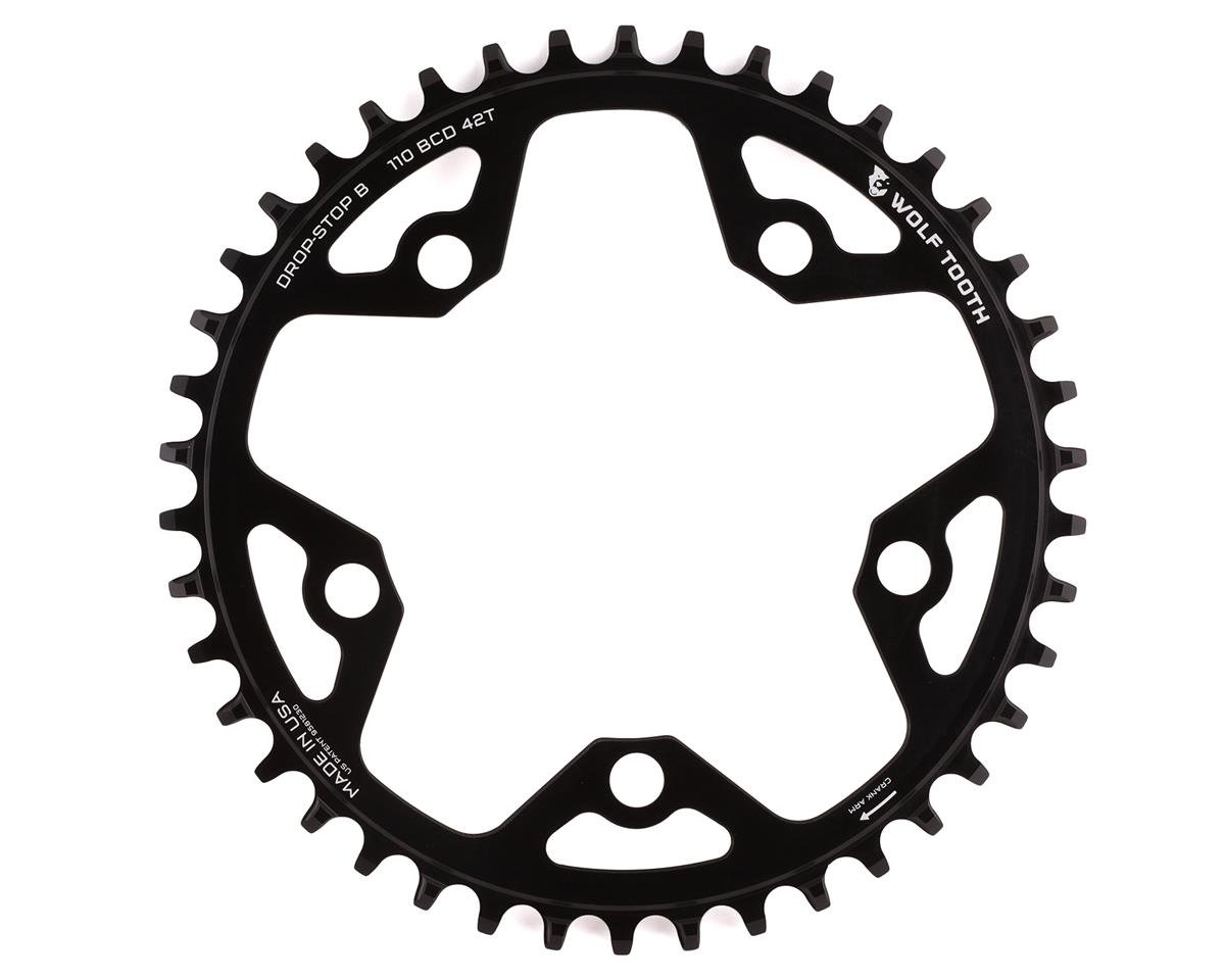 Wolf Tooth Components Gravel/CX/Road Chainring (Black) (Drop-Stop B ...