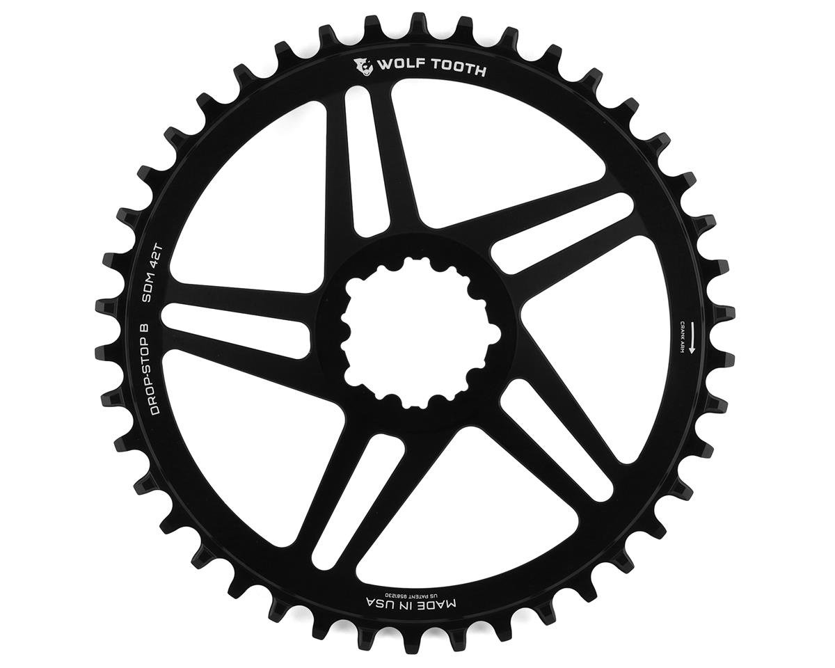 Wolf Tooth Components SRAM Direct Mount Chainrings (Black) (Drop-Stop B ...