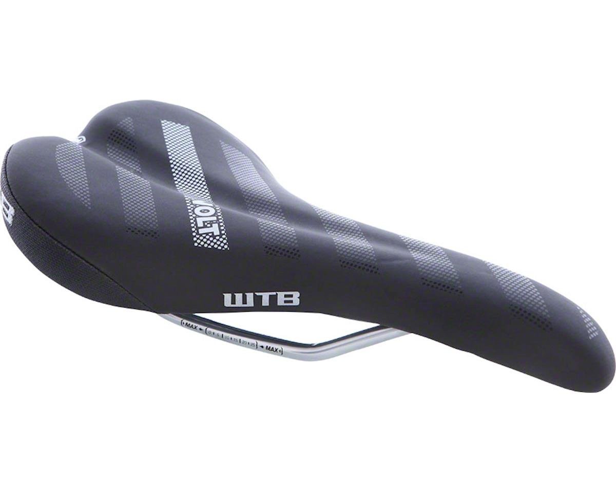 WTB Volt Comp Saddle (Steel Rails) (Black/Silver) (135mm) - Performance ...