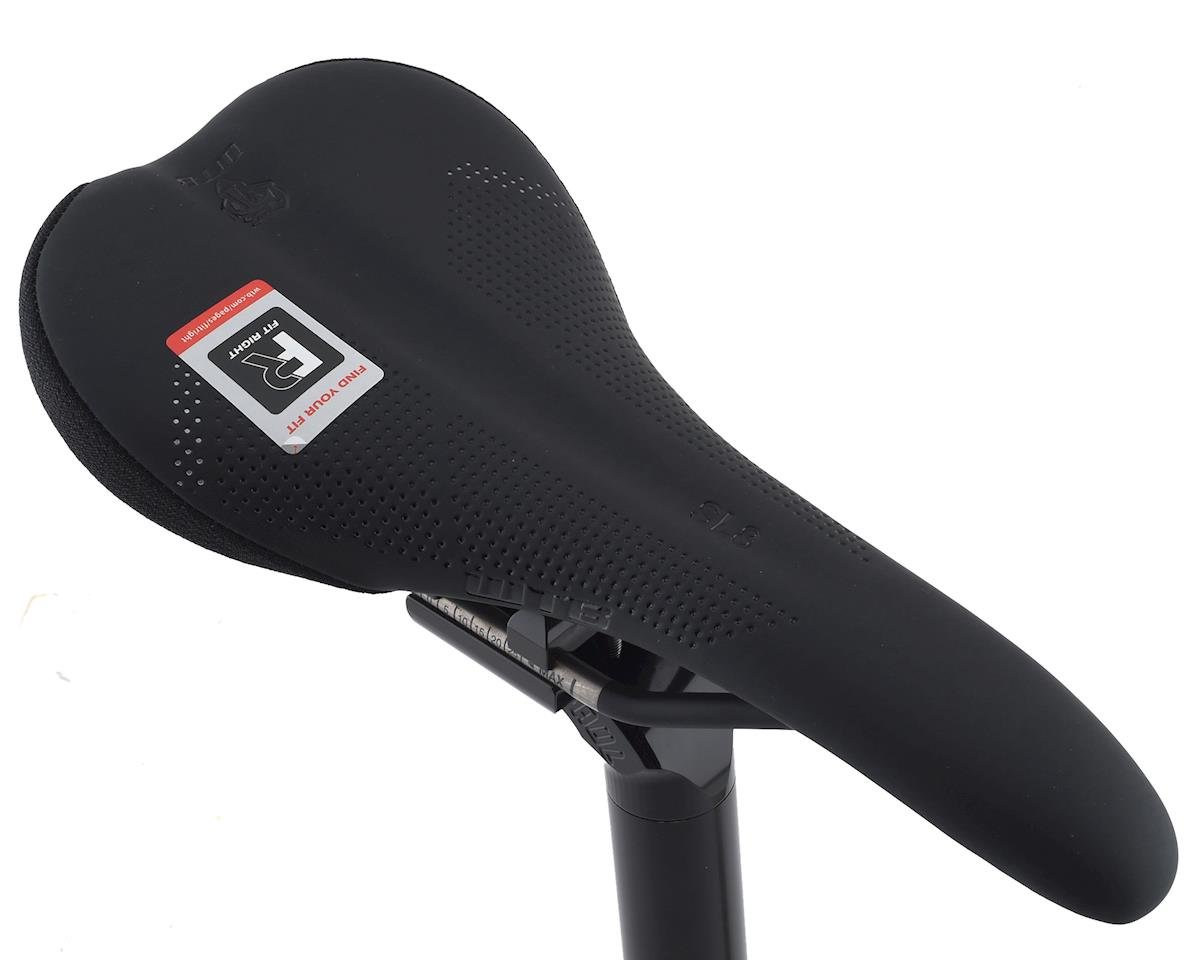 WTB SL8 Saddle (Black) (Titanium Rails) (Narrow) (127mm) - W065-0599