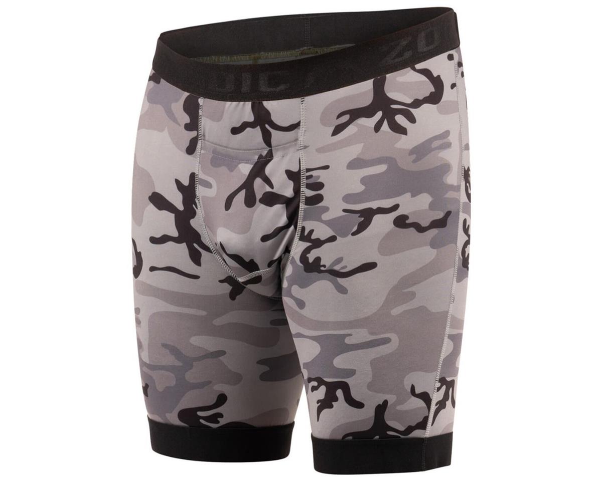 ZOIC Premium Printed Liner Shorts (Grey Camo) (S)