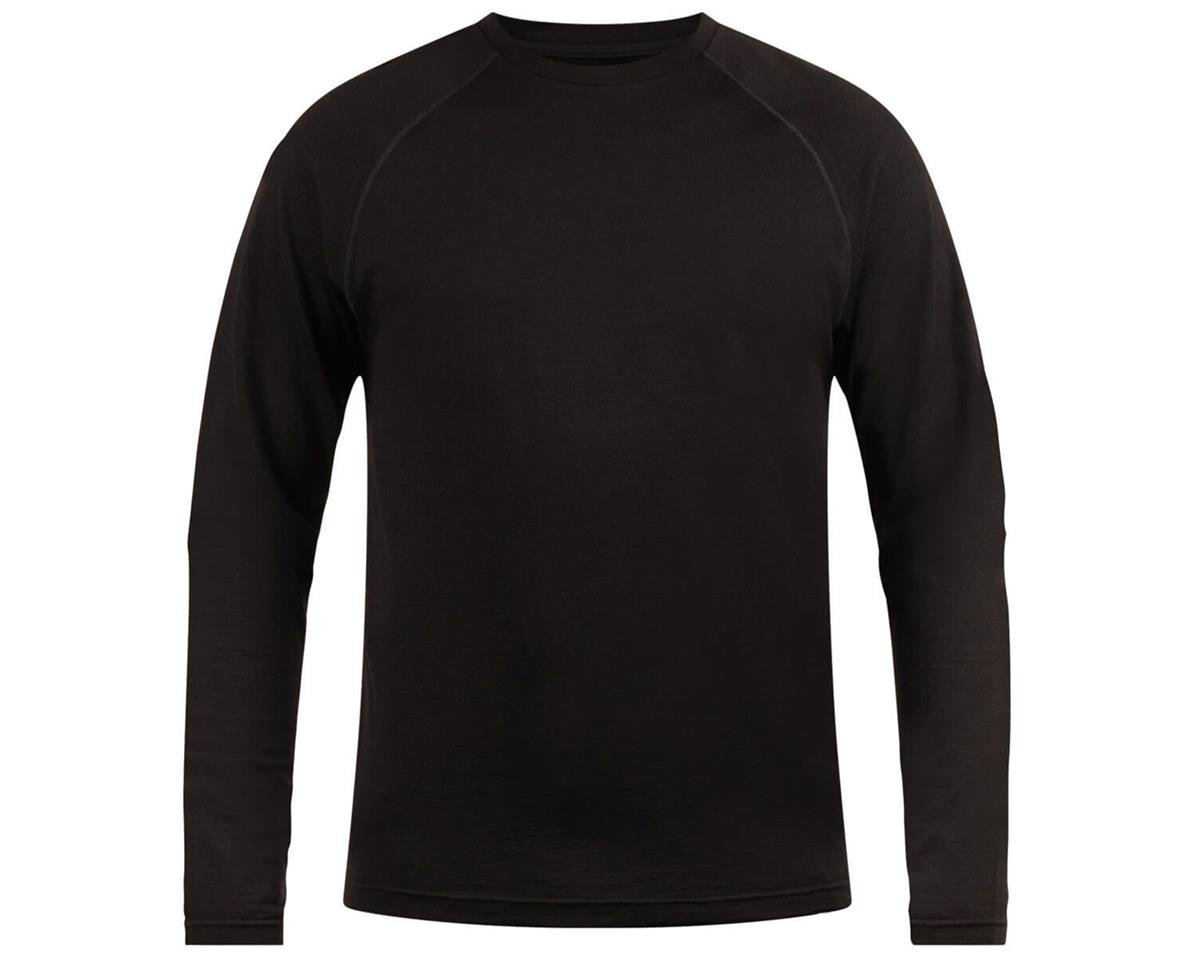 ZOIC Strata Lightweight Merino Long Sleeve Jersey (Black) (L)