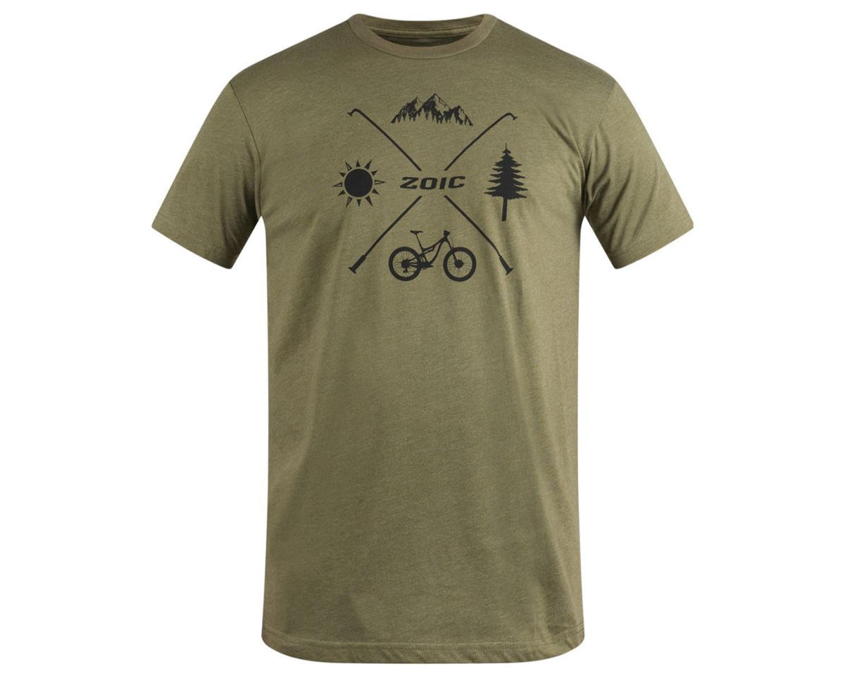 ZOIC Elements Spokes Tee (Olive) (2XL) - 8930ELSP-OLIVE-2XL