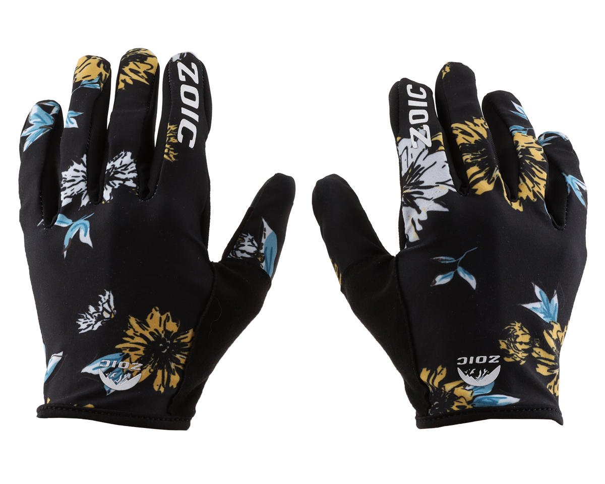 ZOIC Women's Gracie Long Finger Gloves (Flower) (L) - 9800GRAC-FLOWER-L